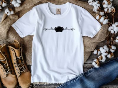 Hockey Heart beat Short or long sleeve shirt