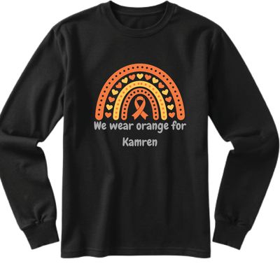 We Wear Orange For Kamren Long sleeve