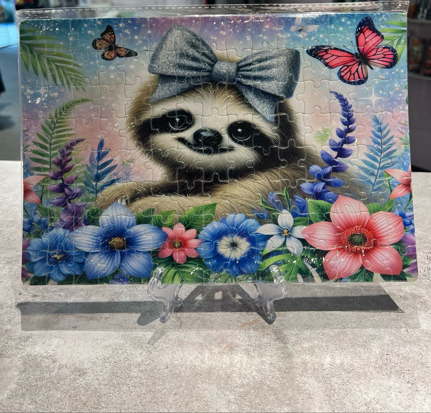 Sloth Floral 120 Pc Puzzle