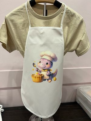 Purple Dinosaur With Cupcake Children’s Apron