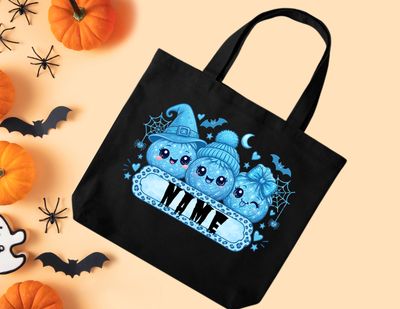Blue Squishies Personalized Trick Or Treat Bag