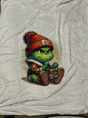 Baby Blanket Green Dude