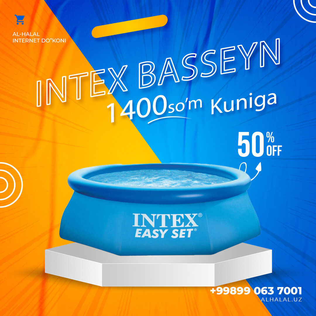 INTEX Бассейн 28120 
68.000 x 12 месьяц