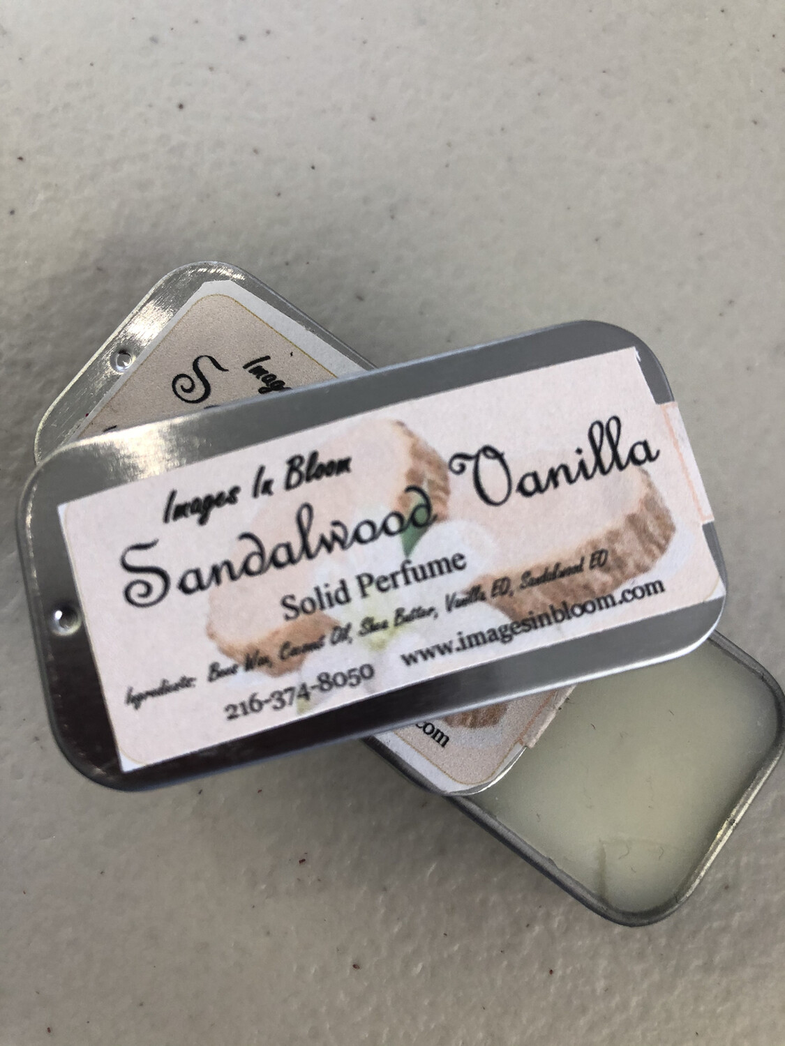 Sandalwood Vanilla Solid Perfume