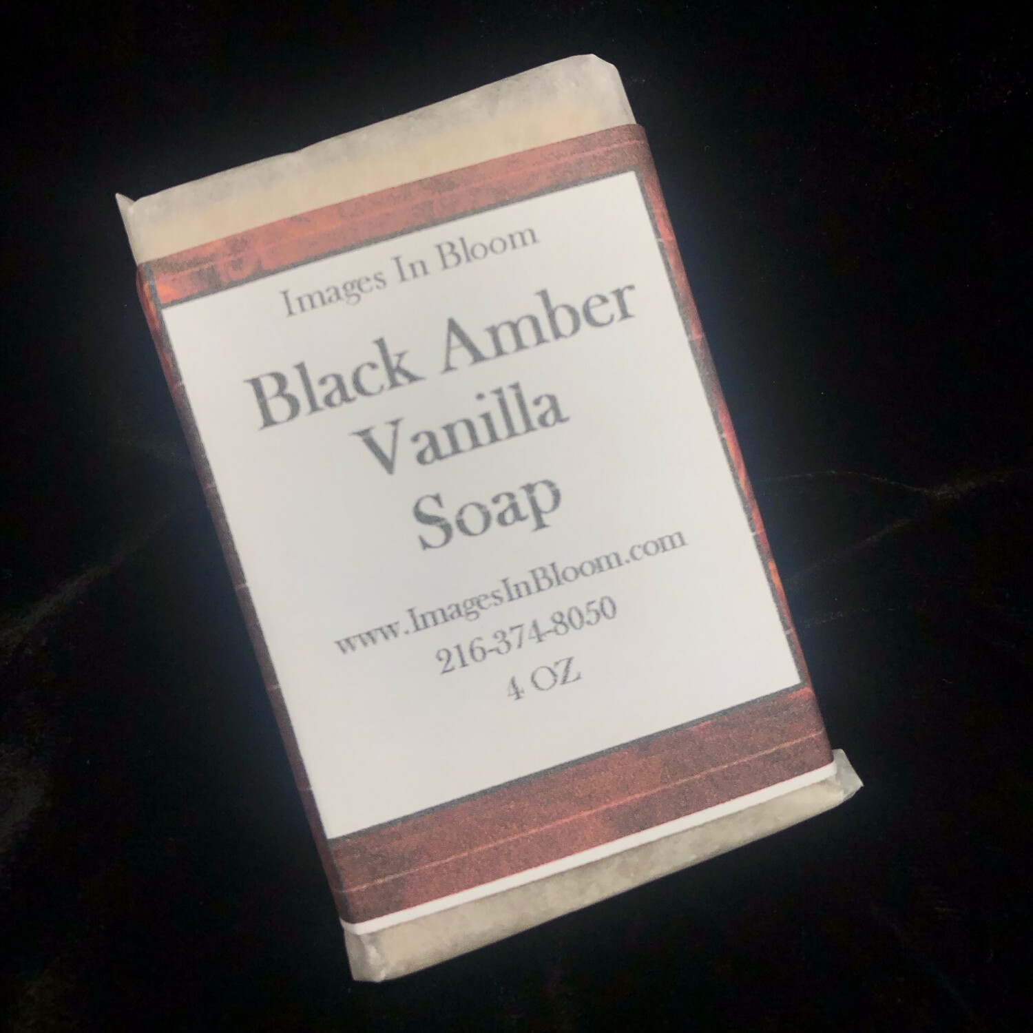 Black Amber Vanilla Soap