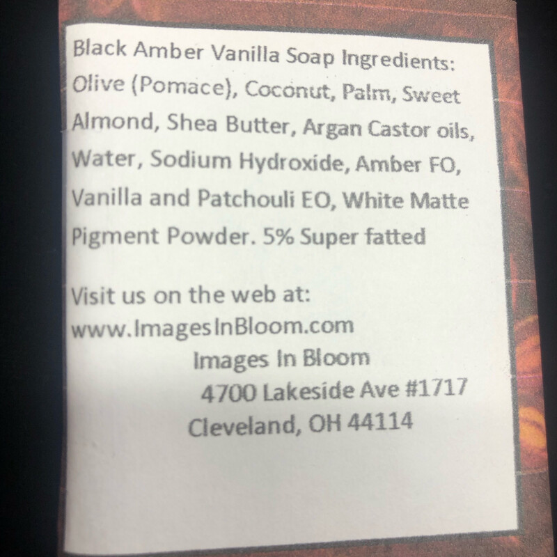 Black Amber Vanilla Soap