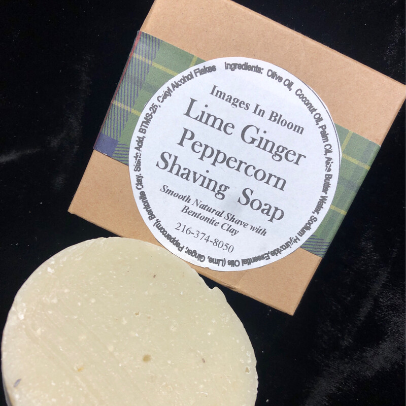 Lime Ginger Peppercorn Shaving Soap 🪒