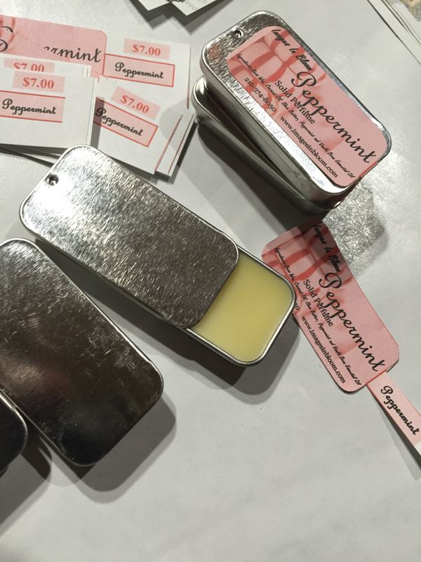 Peppermint solid perfume