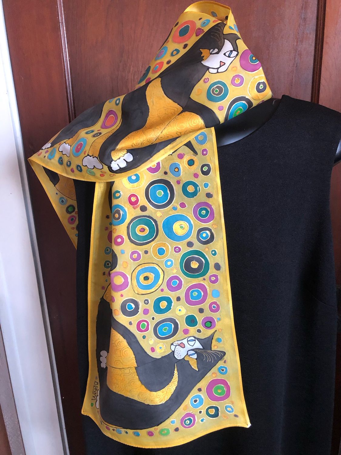 Klimt’s Cats Scarf