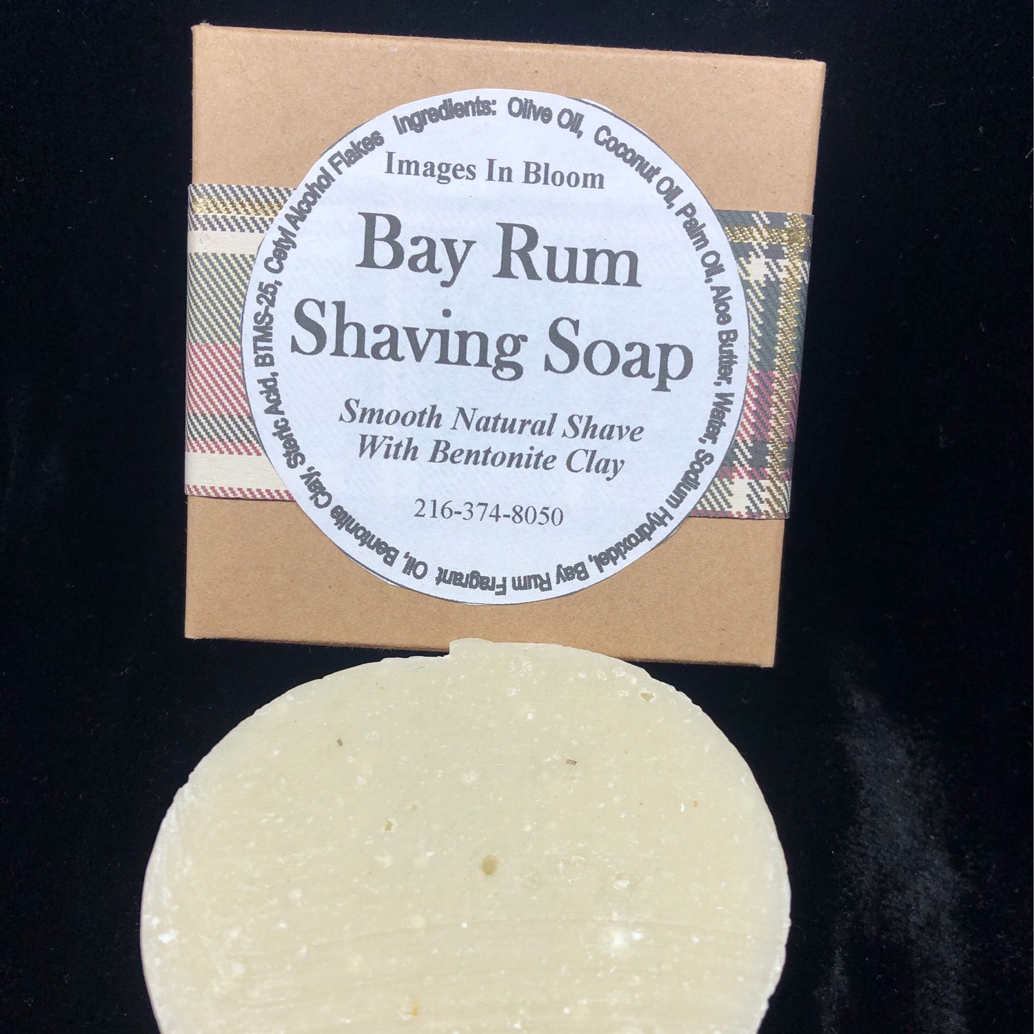 Bay Rum Shave Soap 🪒