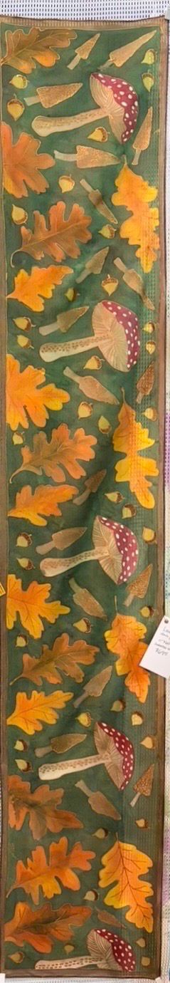 Autumn Leaves Dark Scarf