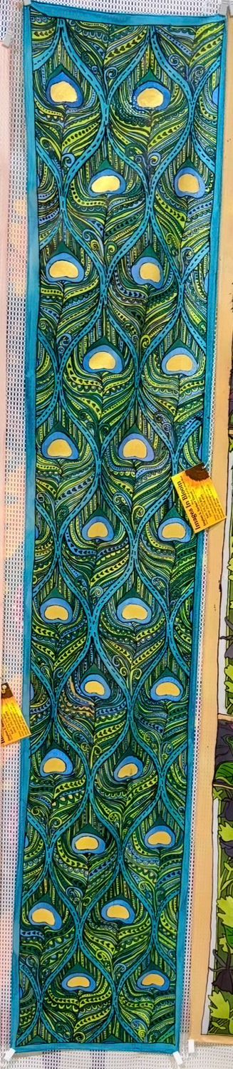 Peacock Feathers Scarf