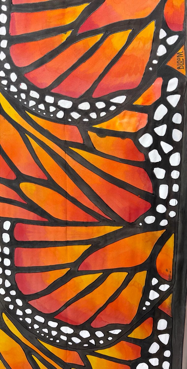 Monarch Butterfly Wings Scarf