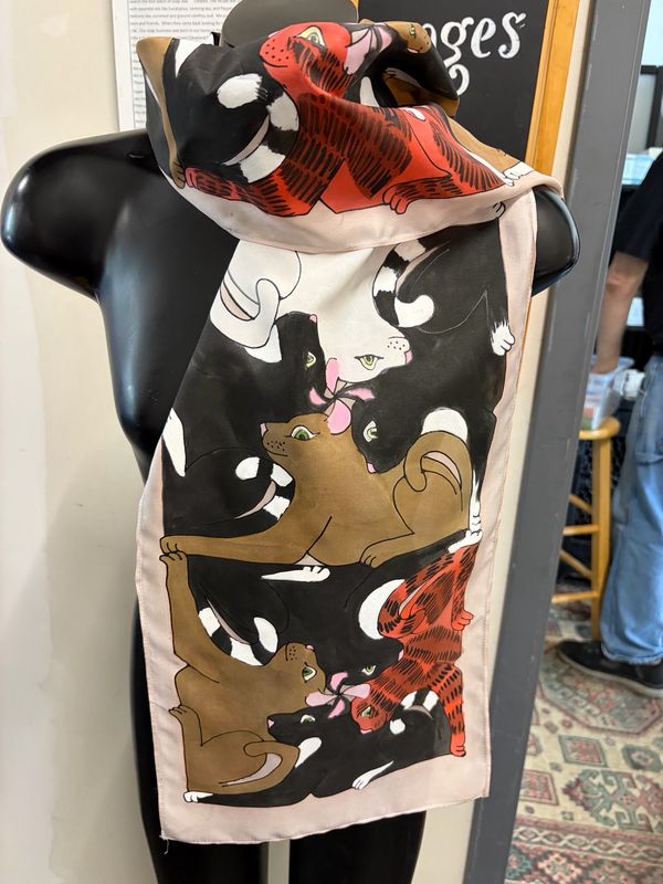 Puzzle Cats Scarf Puzzle Cats Scarf