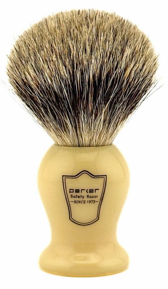 White Handle Badger Shave Brush White Handle Badger Shave Brush