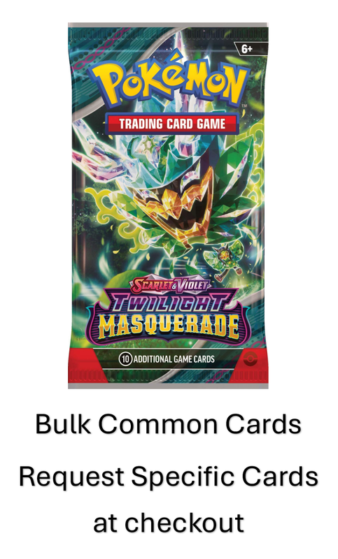Bulk Pokémon Twilight Masquerade Common Cards