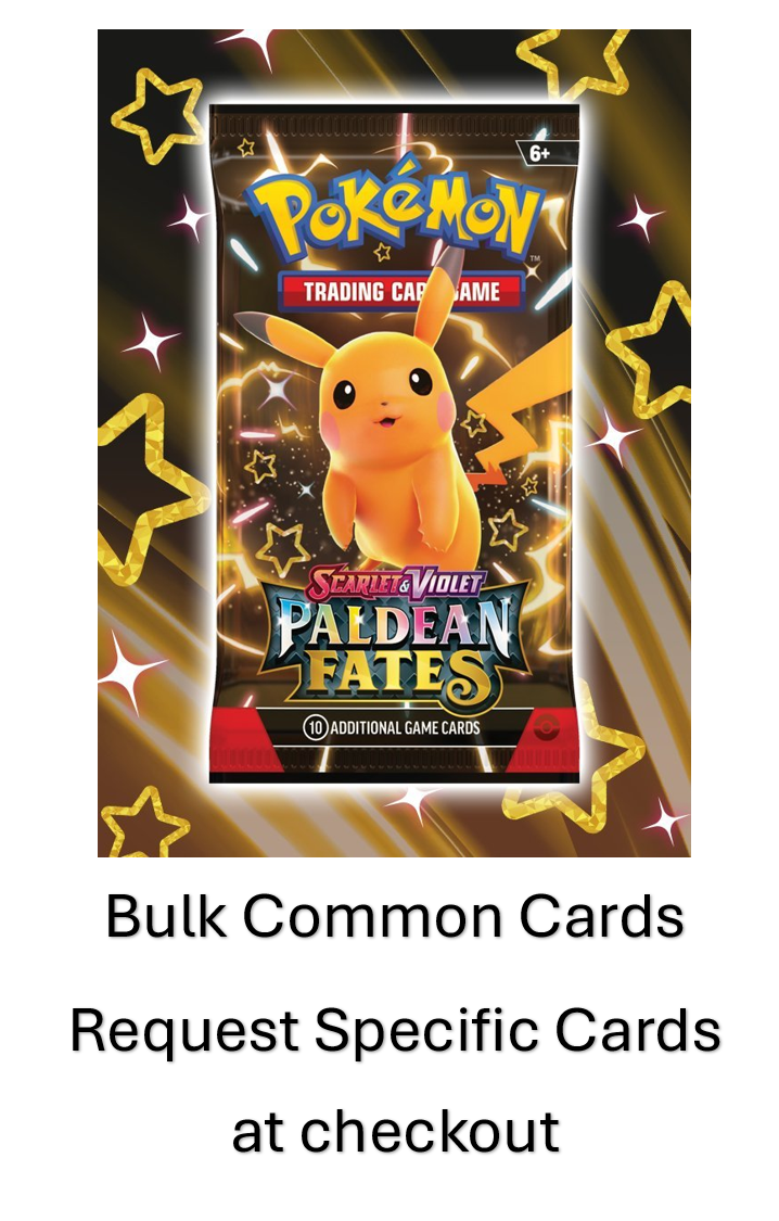 Bulk Pokémon Paldean Fates Common Cards