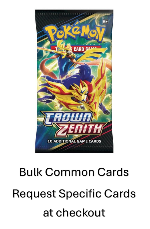 Bulk Pokémon Crown Zenith Common Cards