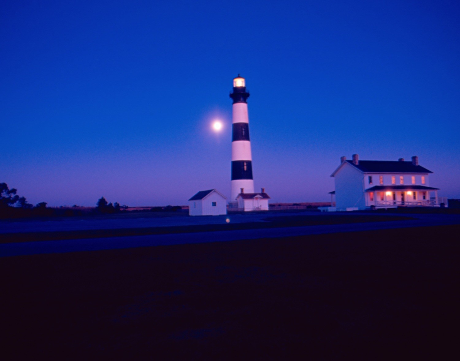 Moonrise Over Bodie Island, North Carolina