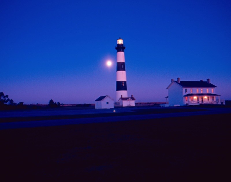 Moonrise Over Bodie Island, North Carolina