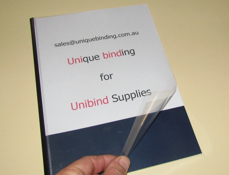 Steel Crystal (clear) Binding Covers