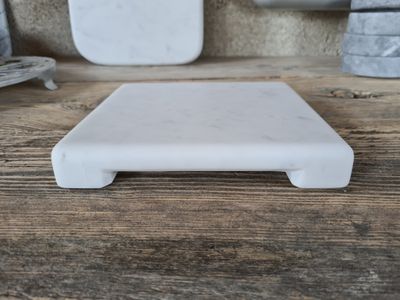 Dessous de plat en marbre de carrare