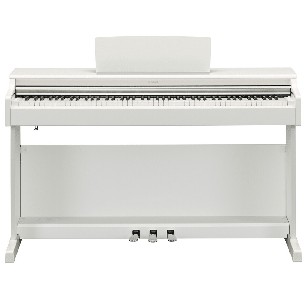 Yamaha ARIUS YDP-164WH Digital Piano in White.