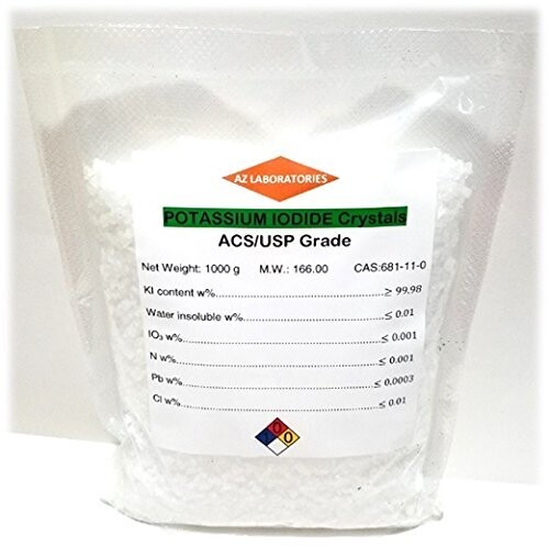 Potassium Iodide - 100% Pure USP Crystals 1000 grams 1 K