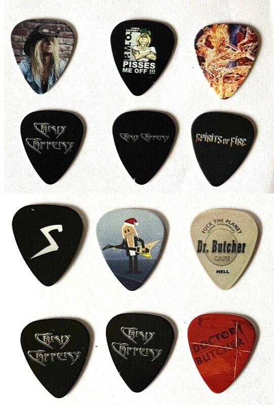 Caffery Collectibles - Pack of 6 Picks! (USA Shipping Only)