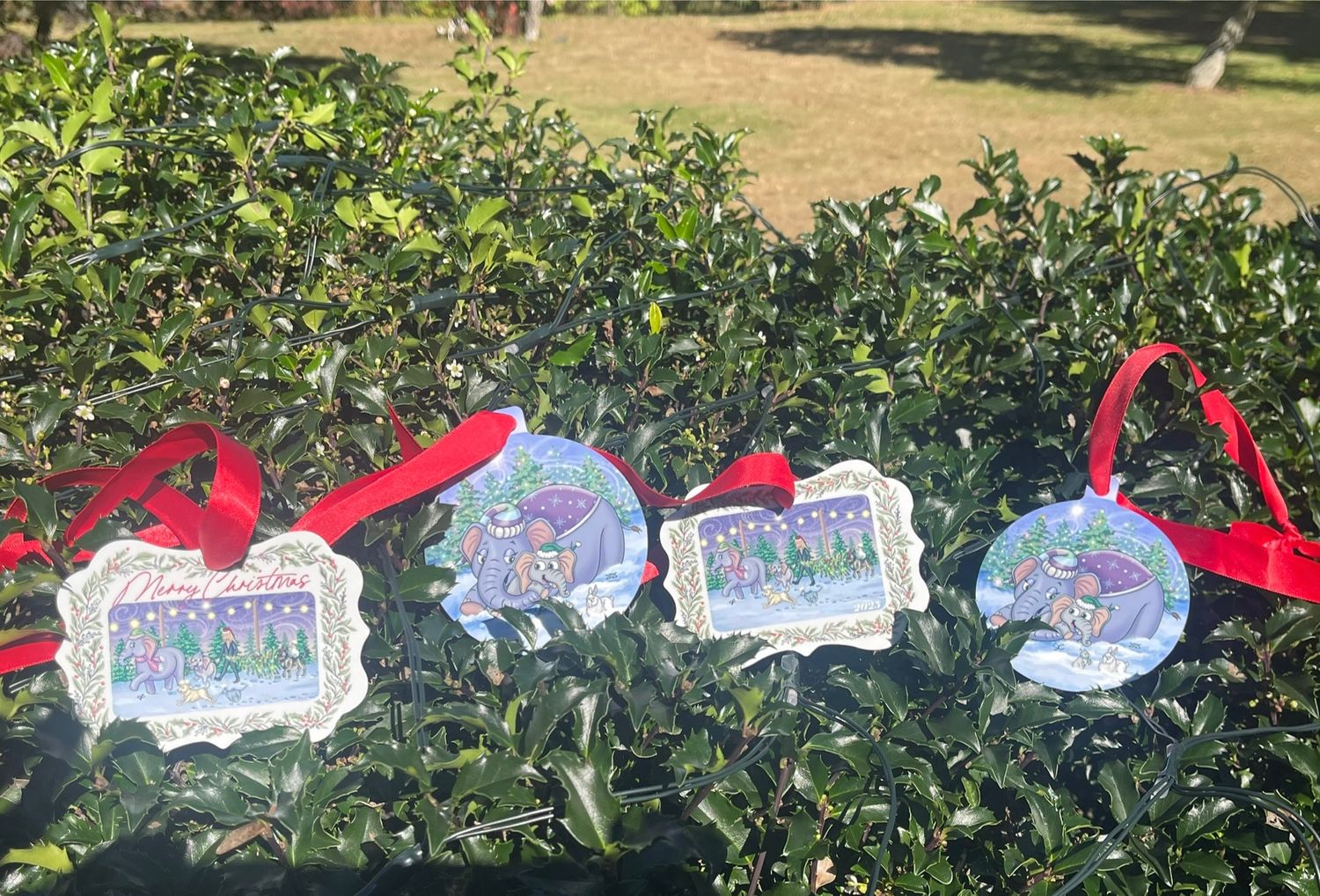 BUNDLE: Metalphant &quot;Family Tree” &amp; &quot;A Mother&#39;s Love is Forever” Ornaments 2025 Edition - SIGNED (Domestic Shipping Only)