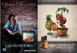 POSTER (PERSONALLY SIGNED) And Chris Caffery TSO Guitar Pick- DOMESTIC SHIPPING