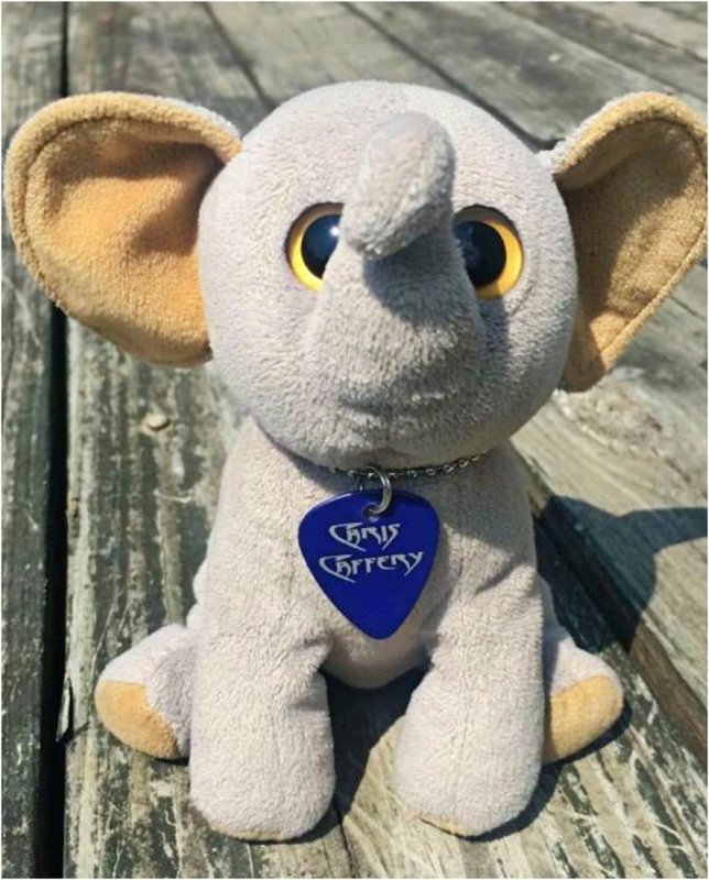 CHRIS CAFFERY PICK NECKLACE - DARK BLUE - DOMESTIC SHIPPING