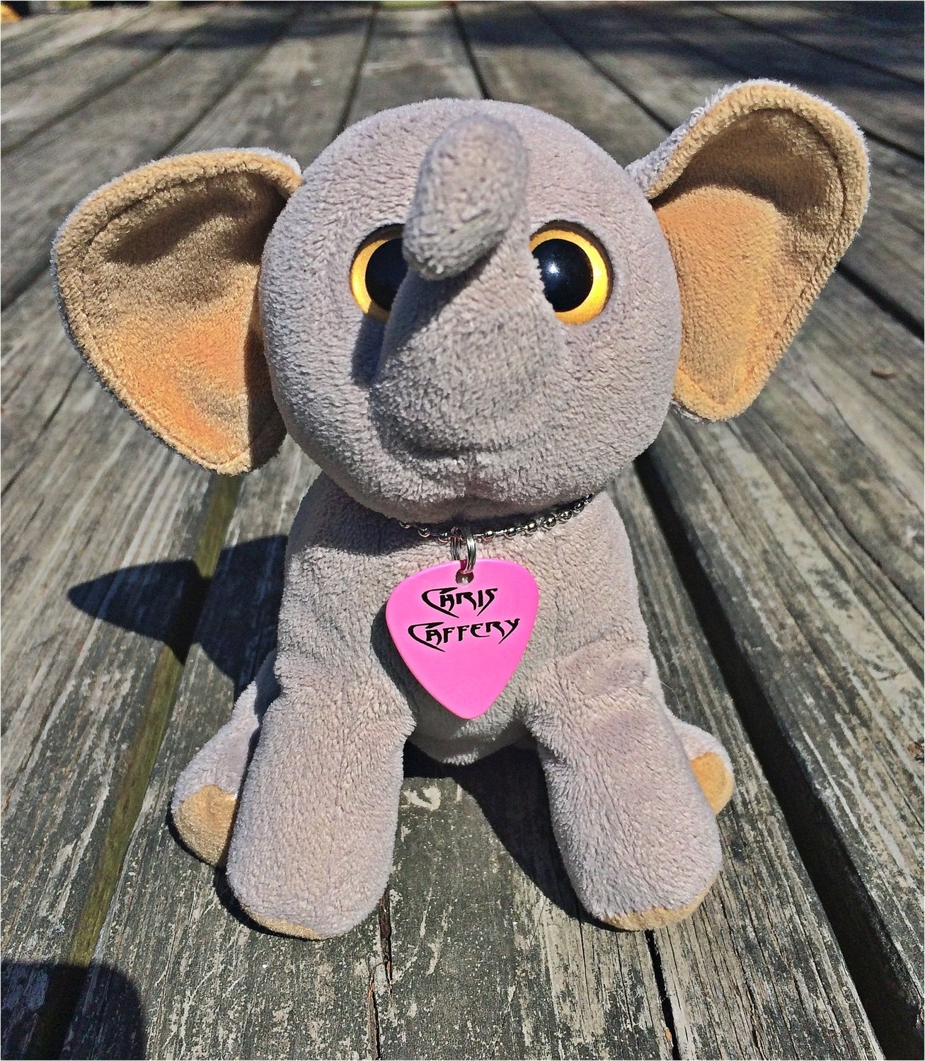 CHRIS CAFFERY PICK NECKLACE - PINK - DOMESTIC SHIPPING