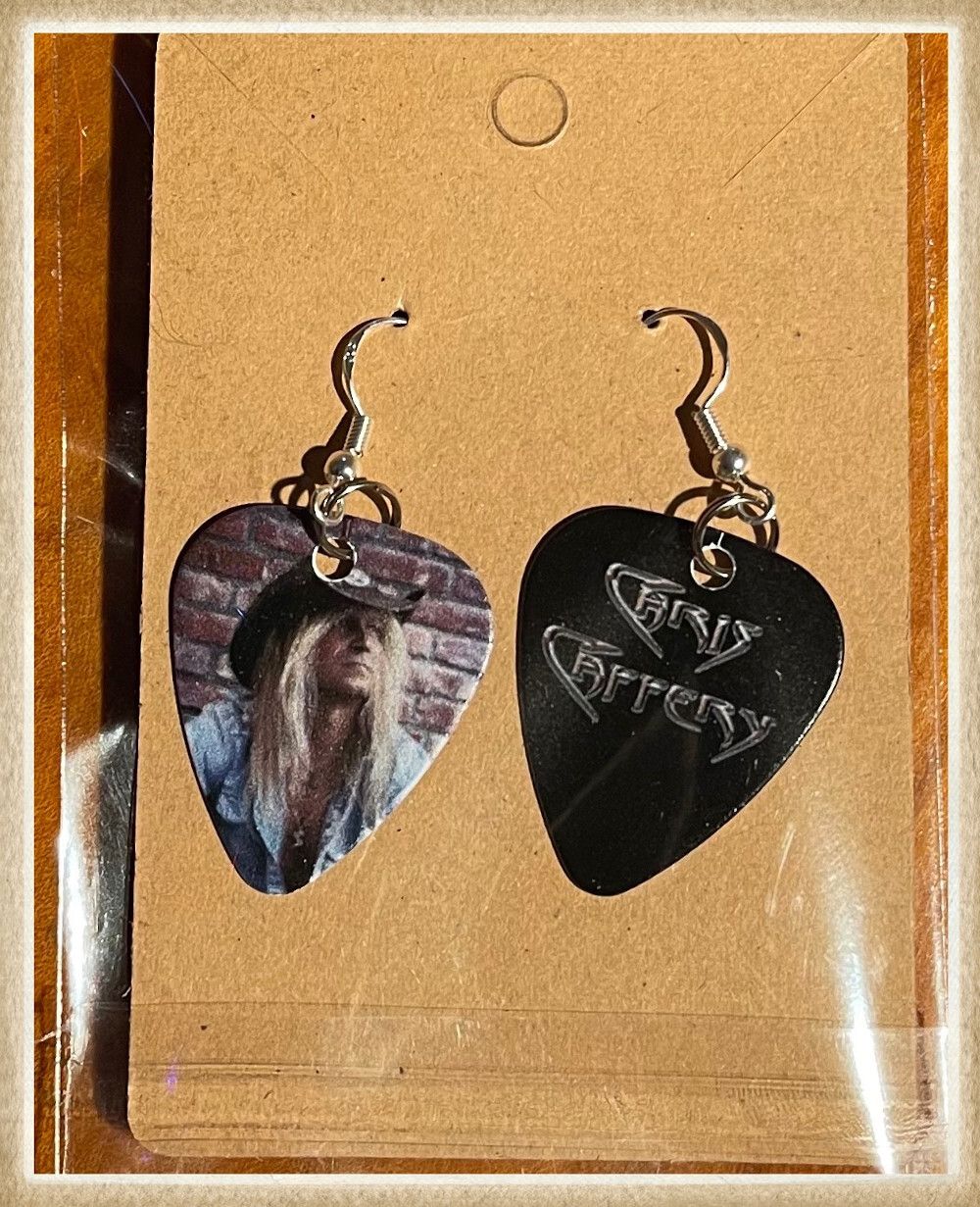 CHRIS CAFFERY PICK EARRINGS - (DOMESTIC SHIPPING)