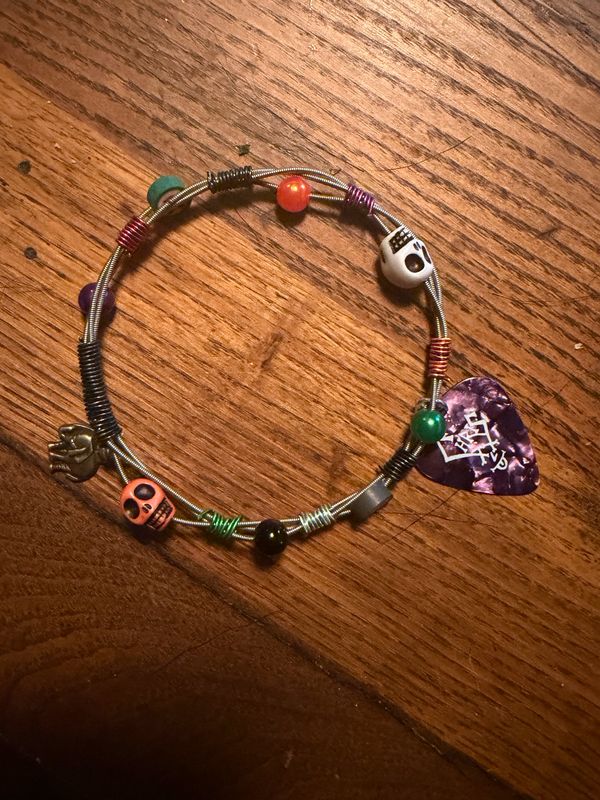Metalphant Chris Caffery Halloween Guitar String Bracelet!!