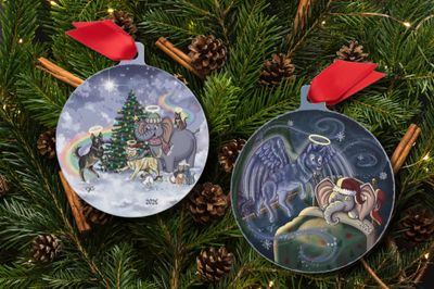 Metalphant "Angels  Are Forever” Ornament 2026 Edition - SIGNED (Domestic Shipping Only)