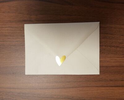 Sluitstickers hartje 10 + 1