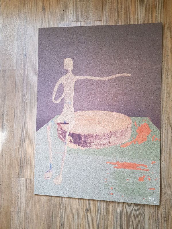 Kurk 50 x 70 cm In beweging