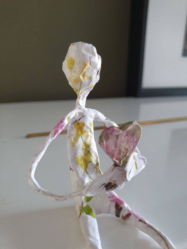 Troostmannetje klein formaat, met hartje