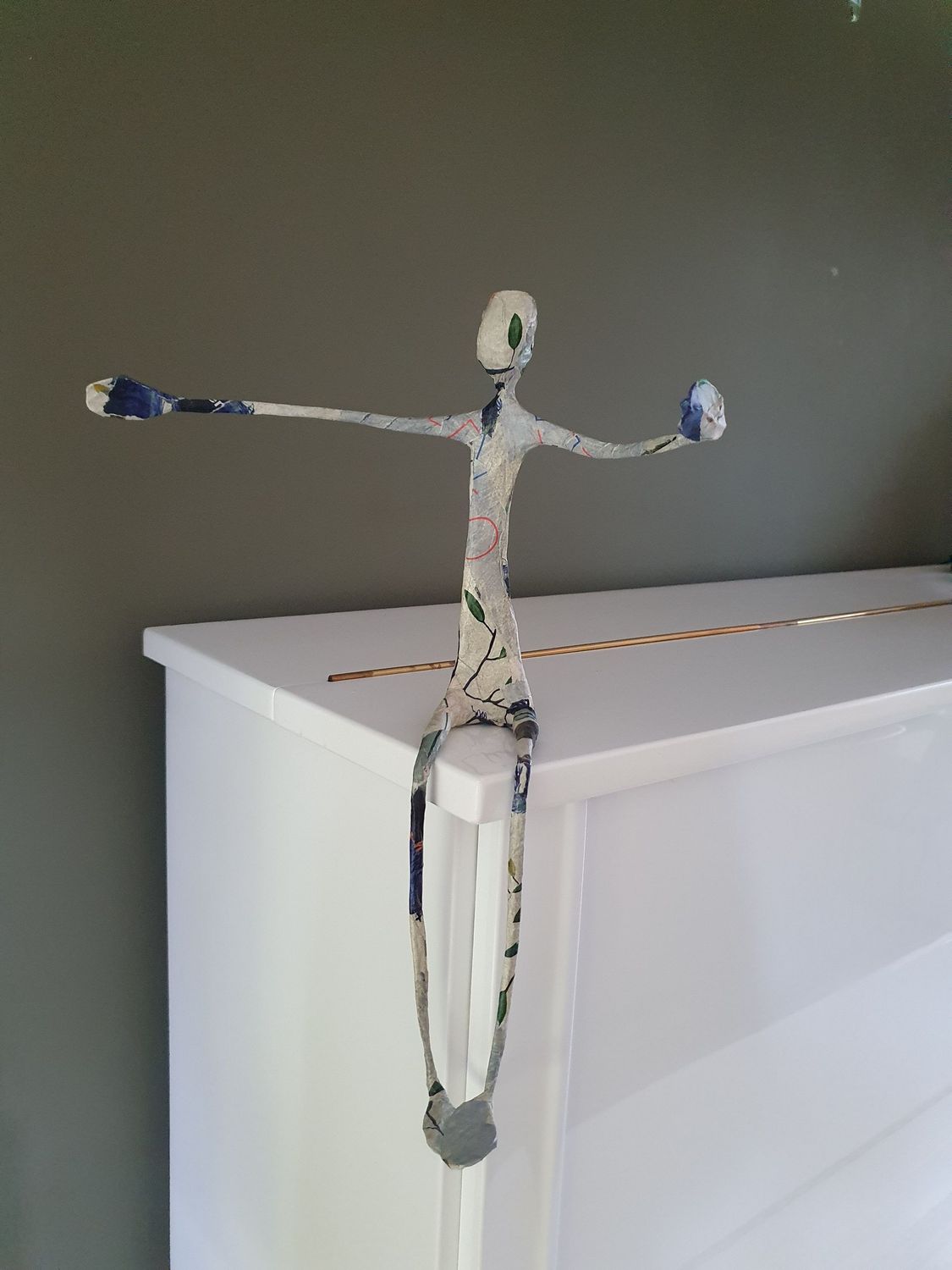 Troostmannetje creme met accenten Troostmannetje creme met accenten