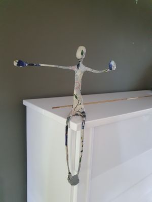 Troostmannetje creme met accenten