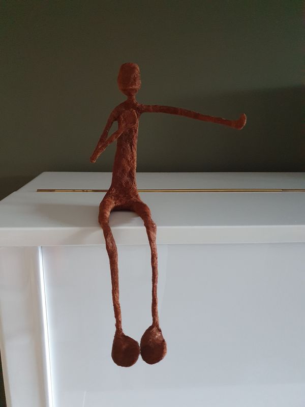 Troostmannetje middelgroot bark cloth