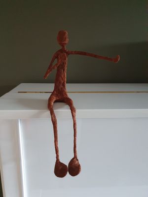 Troostmannetje middelgroot bark cloth