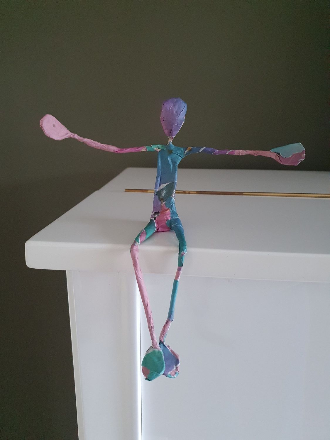 Troostmannetje klein formaat, kleurrijk Troostmannetje klein formaat, kleurrijk