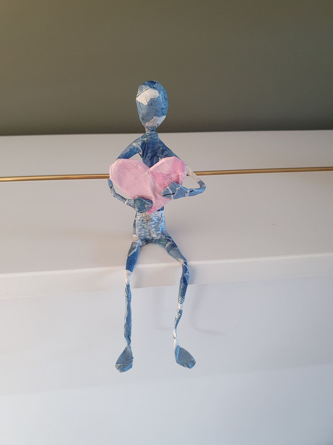 Troostmannetje klein formaat, met hartje