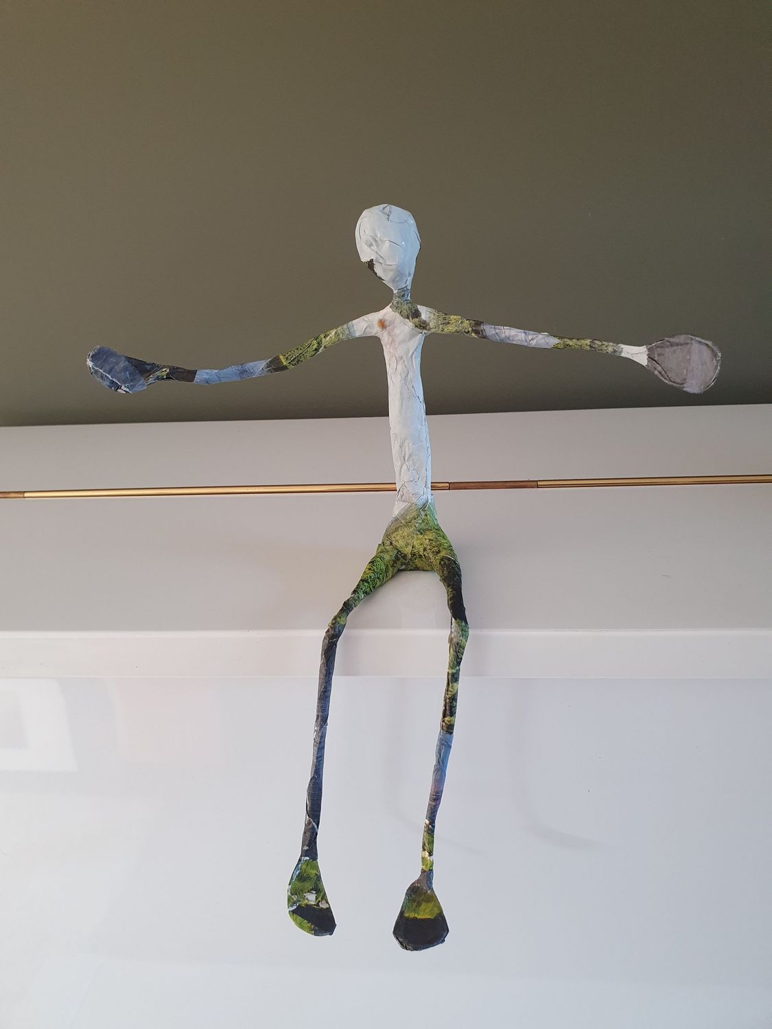 Troostmannetje klein formaat, bloemen