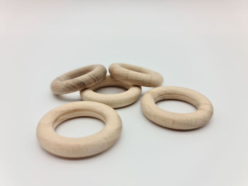 Buche Holzring 34 mm unbehandelt