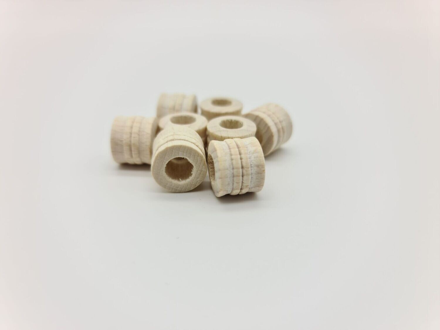 Buchen Perle Walze gerillt 19 mm