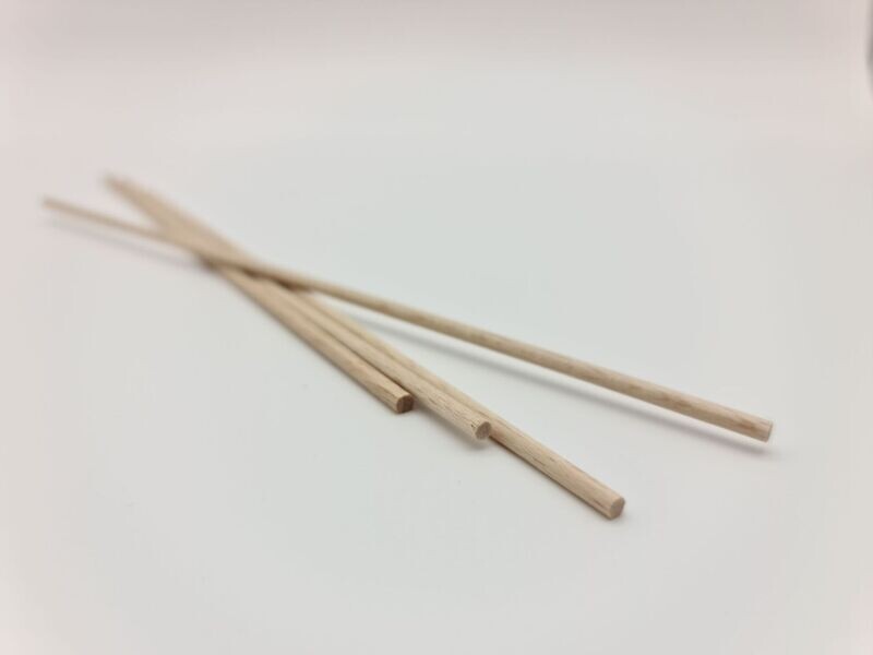 Buche Rundstab 5 mm unbehandelt