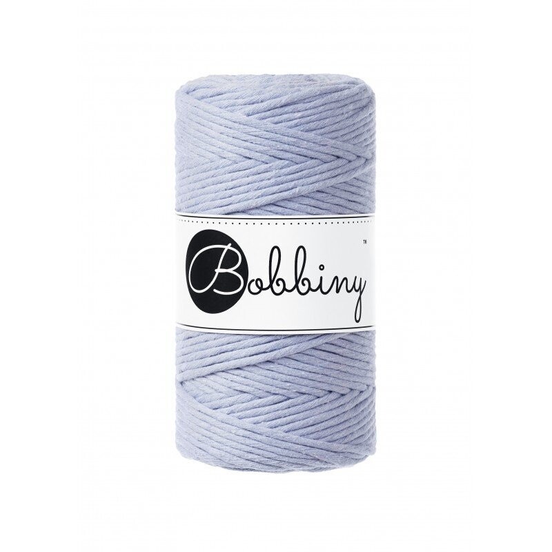 Vorbestellung - Bobbiny Makramee Garn 3 mm x 100m gedreht, Farbe: Iris